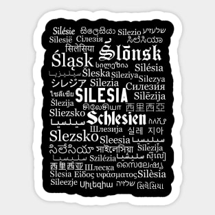 Silesia Multilanguage Sticker